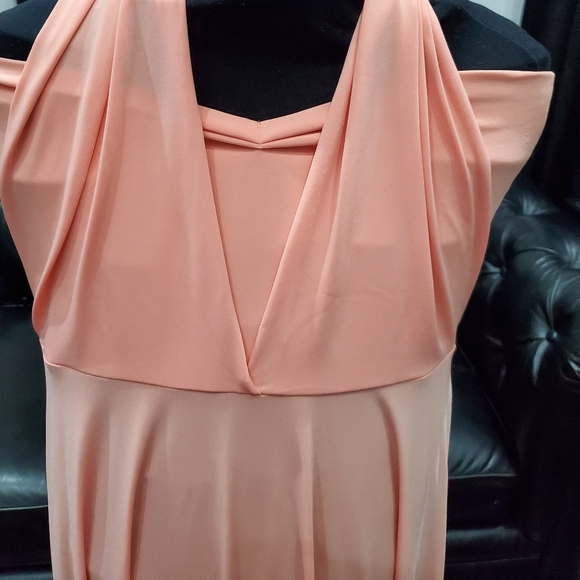 🔥FREE🔥$30Purchase Peach infinity wrapdress 1size - Picture 7 of 8